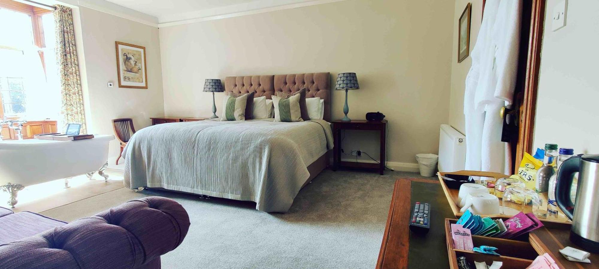 بورلوك Luxury Bed And Breakfast At Bossington Hall In Exmoor, Somerset الغرفة الصورة